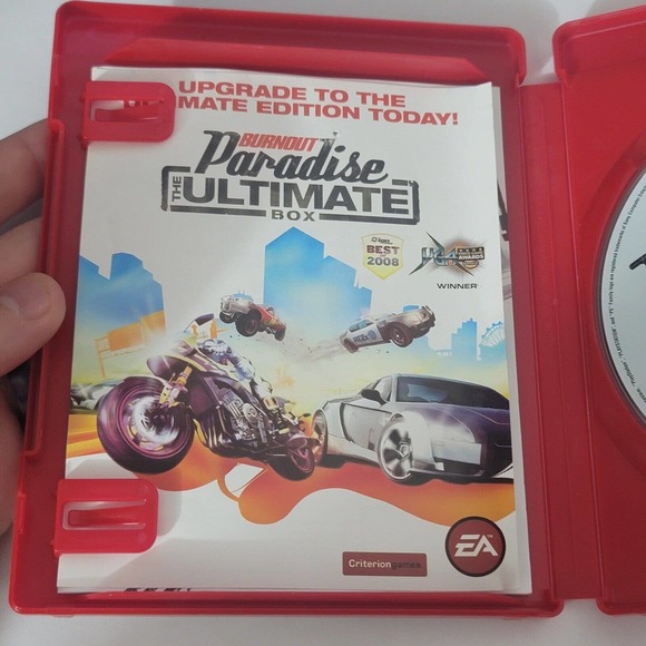 Burnout Paradise (PlayStation 3, PS3, 2008) Greatest Hits Complete CIB - Tested - Picture 3 of 4
